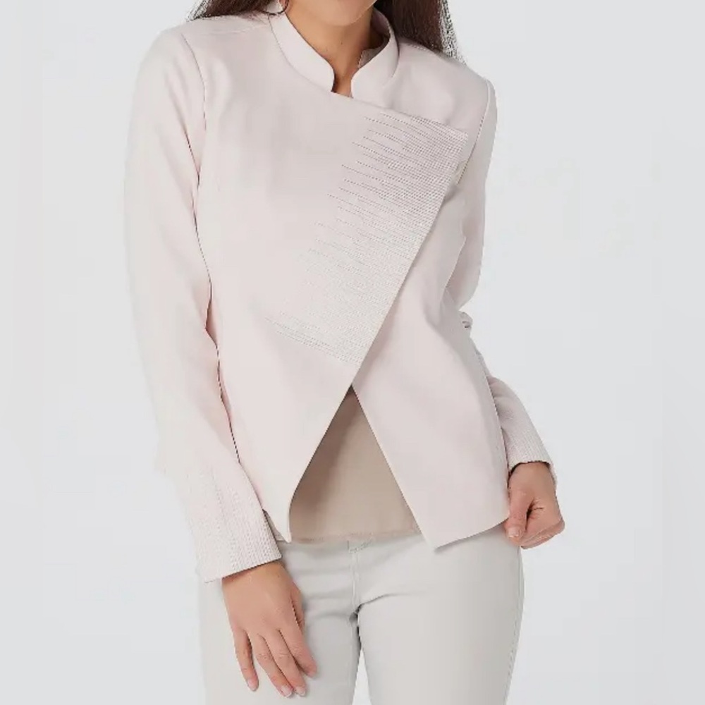 Elizabeth & Clarke Pink Military Jacket - Size 12 - Picture 1 of 9